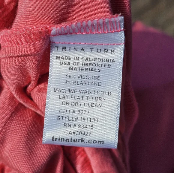 NWT Trina Turk criss/cross sexy blouse - Picture 4 of 5